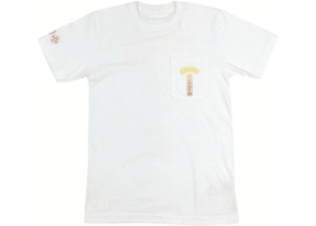 Chrome Hearts Gradient Logo T-Shirt White/Yellow/Orange