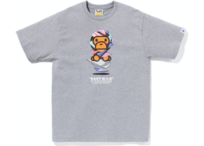 BAPE x Louis De Guzman Baby Milo Tee Grey