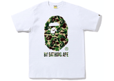 Bape Abc Camo By Bathing Ape Tee White Green