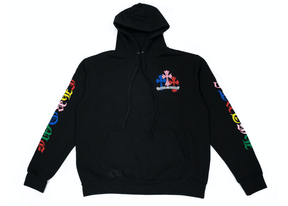 Chrome Hearts Multi Color Cross Cemetery Hoodie Black