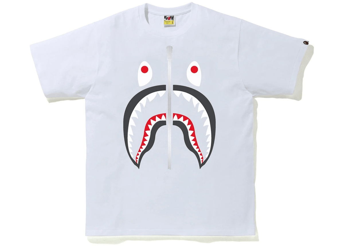 Bape Shark Tee White