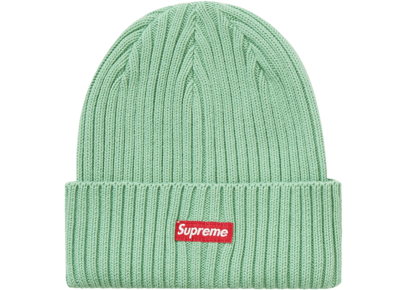 Supreme Overdyed Ribbed Beanie Mint