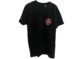 Chrome Hearts Made In Hollywood Plus Cross T-shirt Black/Red